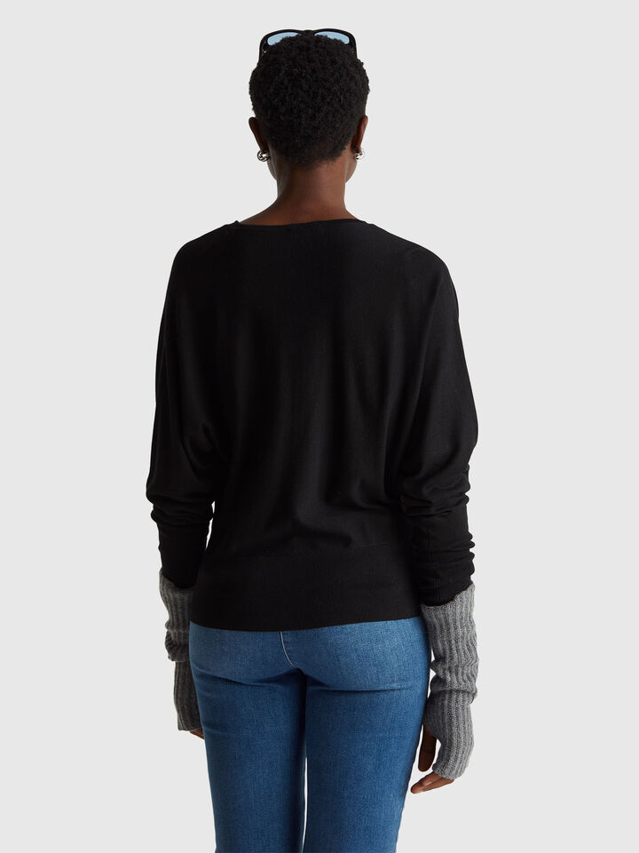 BOAT-NECK SWEAT.L/S Women image number 2